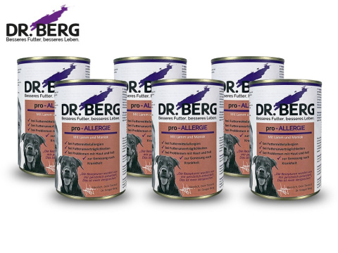 Dr BERG Pro-ALLERGIE - alergie, stany zapalne (opak.zbiorcze 6 szt. x 400 g)