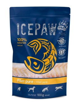ICEPAW Filet Pure - filet z dorsza dla psów (opak.zbiorcze 12 szt. x 100g)