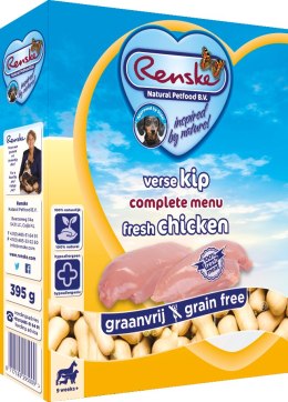 Renske Dog fresh meat - świeżo mięso kurczaka bez zbóż dla psów 395 g