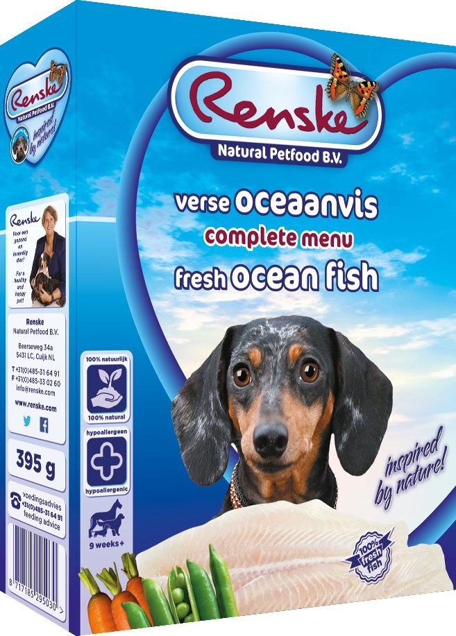 Renske Dog fresh oceanfish - świeże ryby oceaniczne dla psów 395 g