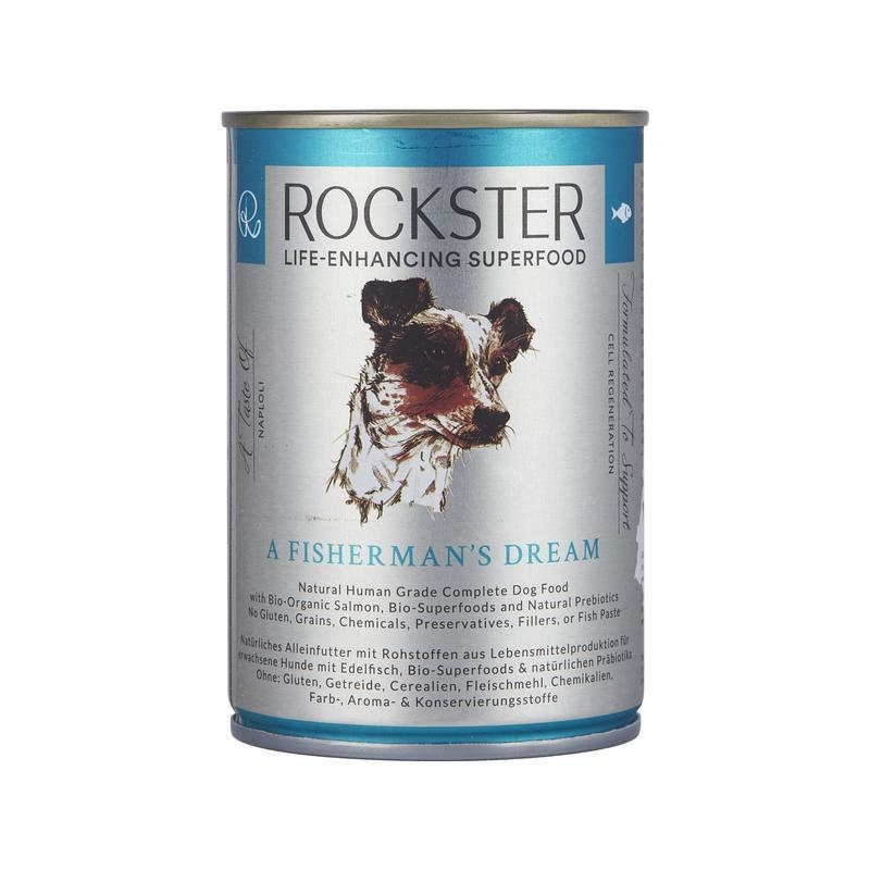 Rockster A fisherman's dream - BIO łosoś, kalmary i małże (400 g)
