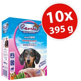 Renske Dog fresh meat - świeża jagnięcina dla psów (opak.zbiorcze 10 szt. x395 g)