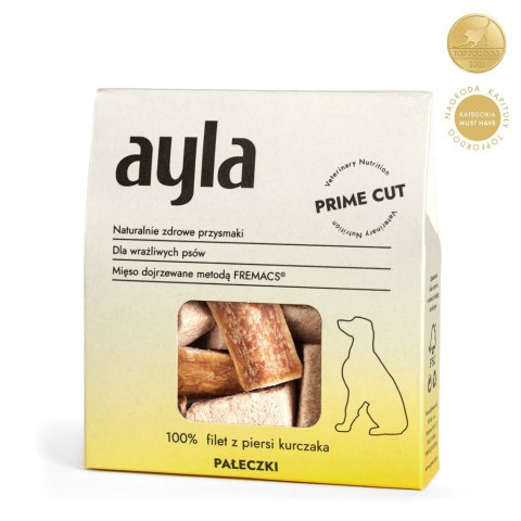 AYLA Prime Cut Filet z piersi kurczaka - pałeczki - liofilizowane przysmaki dla psa (45g)