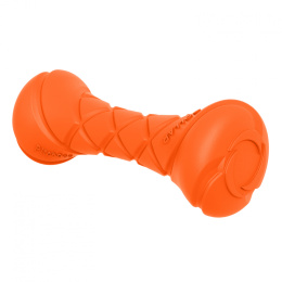 PitchDog BARBELL - zabawka dla psa w kształcie sztangi - pomarańczowy