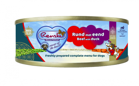 Renske Beef with duck – świeża wołowina z kaczką dla psów (95g)