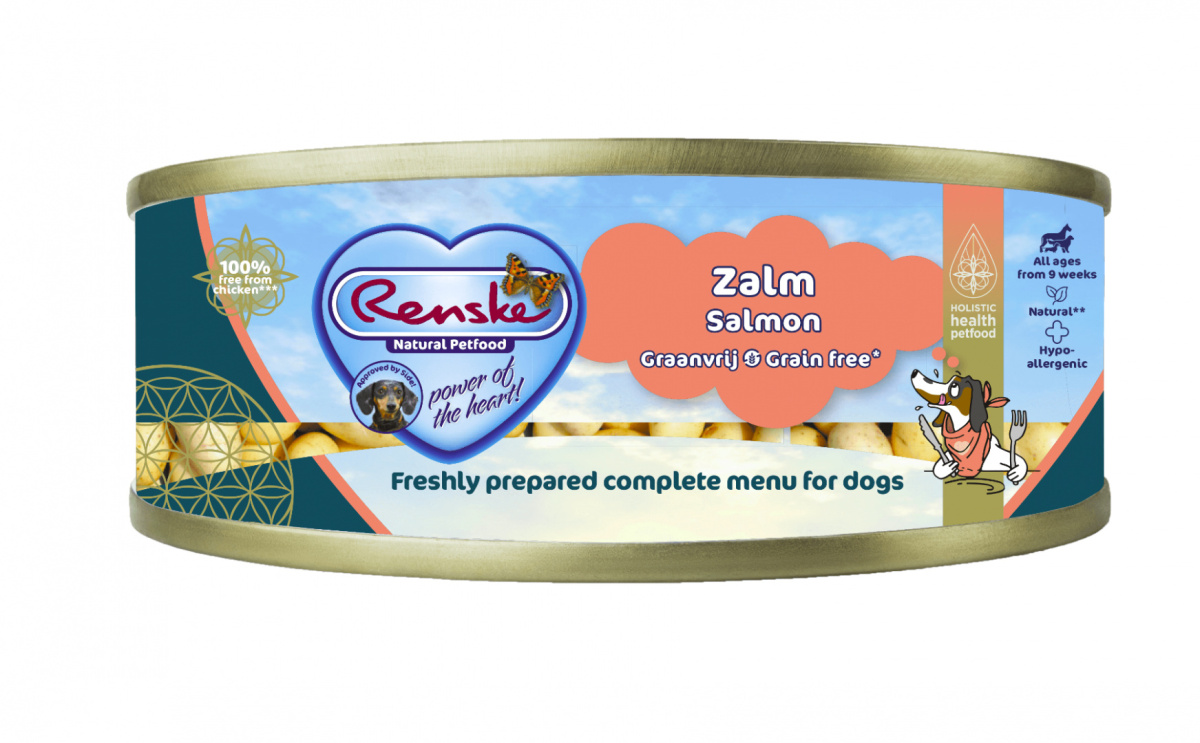 Renske Salmon – świeży łosoś bez zbóż dla psów (95g)