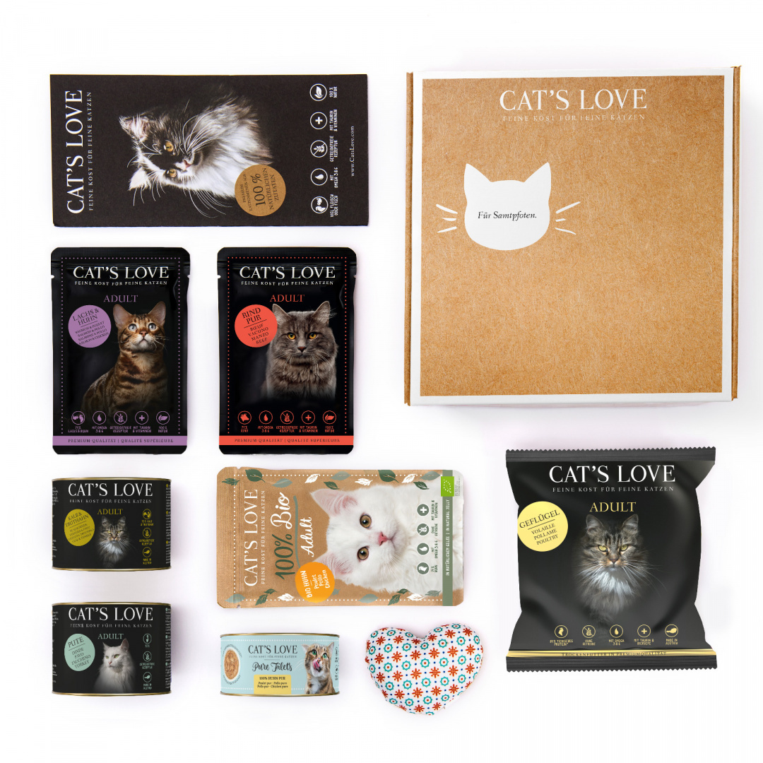 CAT'S LOVE BOX zestaw dla doroslych kotów