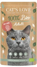 CAT'S LOVE Bio Beef - ekologiczna wołowina w naturalnej galaretce (100g)