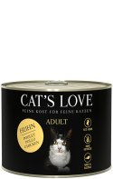 CAT'S LOVE Huhn - kurczak z olejem lnianym i pokrzywą (200g)