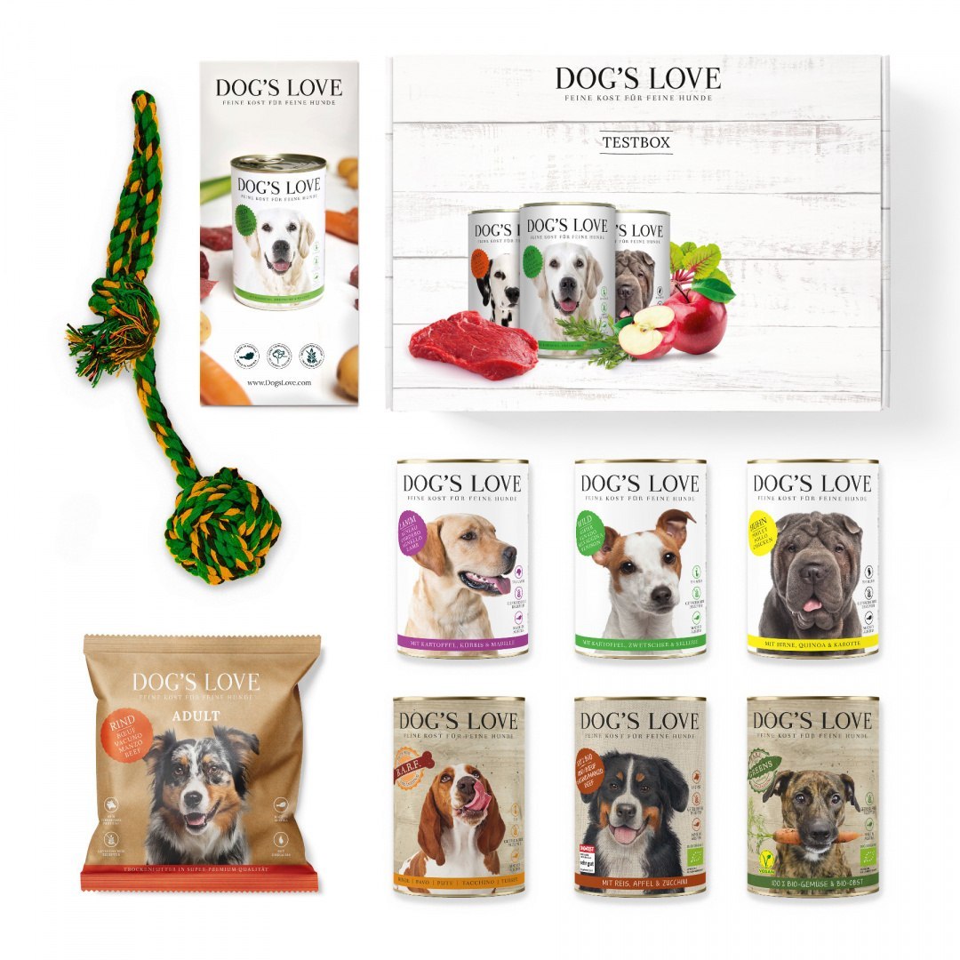 DOG'S LOVE BOX - zestaw dla dorosłego psa