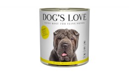DOG'S LOVE Huhn - kurczak z gruszką, komosą ryżową i marchewką (800g)