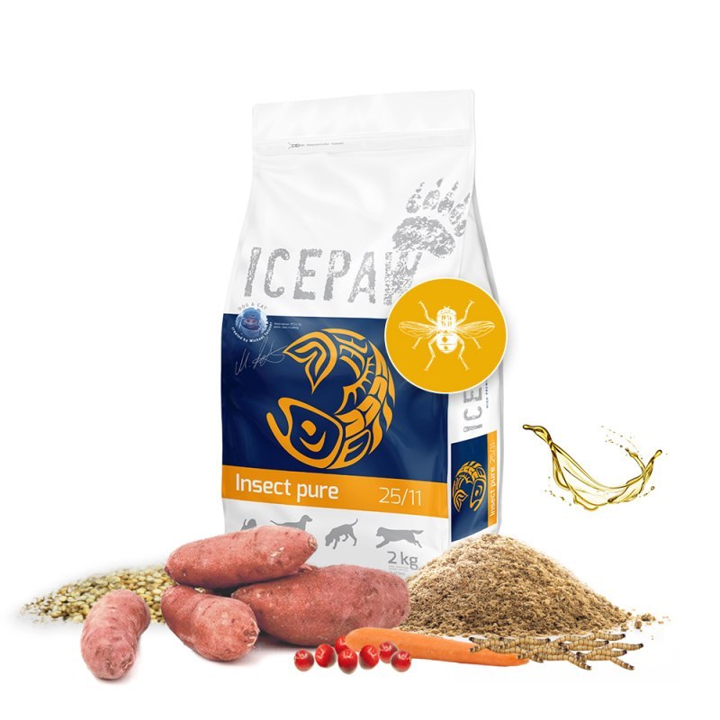 ICEPAW Insect Pure karma z owadów dla dorosłych psów (2 kg)