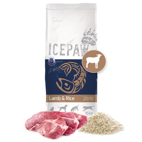 ICEPAW Lamb Rice jagnięcina niskokaloryczna karma dla psów (15 kg)