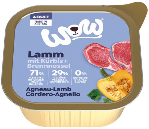 WOW Lamm mit Kürbis - jagnięcina z dynią i pokrzywą (150g)