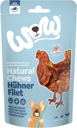 WOW Natural Chews Hühnerfillet - suszone filety z kurczaka (250g)