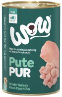 WOW Pute Pur - czysty indyk karma monobiałkowa dla psa (400g)