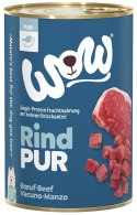 WOW Rind Pur - czysta wołowina karma monobiałkowa dla psa (6 szt. x 400g)