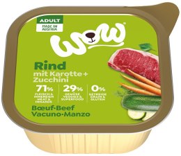 WOW Rind - wołowina z marchewką i cukinią (150g)