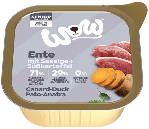 WOW Senior Ente - kaczka z algami i batatami (150g)