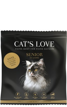 CAT'S LOVE Senior Ente - karma dla kota seniora z kaczką (80g)