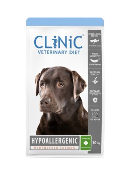 CLiNiC Veterinary Diet Dog Hypoallergenic Hydrolysed Salmon 10kg - sucha karma weterynaryjna dla psów