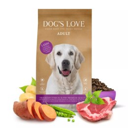 DOG'S LOVE Lamm - jagnięcina z batatami i jabłkami (12 kg)