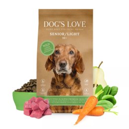 DOG'S LOVE Senior Wild - dziczyzna z batatami, szpinakiem i i marchewką (2kg)