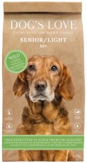DOG'S LOVE Senior Wild - dziczyzna z batatami, szpinakiem i marchewką (12kg)