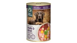 PURE NATURE DOG Pute Rind - indyk i wołowina z marchewką i fenkułem dla dorosłych psów (400g)