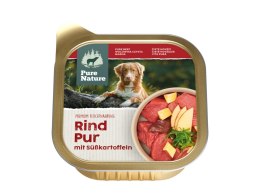 PURE NATURE DOG Rind Pur - wołowina z batatami i jabłkami dla dorosłych psów (150g)