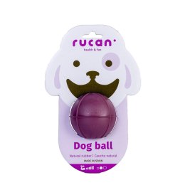 RUCAN BALL Medium Purple - M, bardzo twarda, fioletowa piłka na przysmaki dla psa