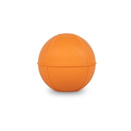 RUCAN BALL Small Orange - S, średnio twarda, pomarańczowa piłka na przysmaki dla psa