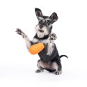 RUCAN CONIC Medium Orange - M, średnio twarda, pomarańczowa zabawka na przysmaki dla psa