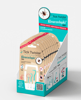 Tick Twister® Kleszczołapki® Trio - zestaw do usuwania kleszczy (display 10 szt.)