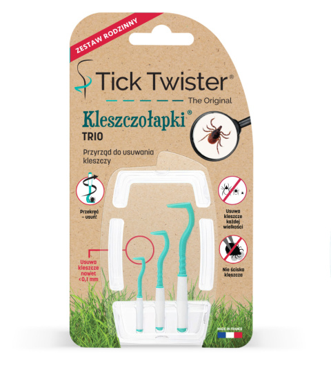 Tick Twister® Kleszczołapki® Trio - zestaw do usuwania kleszczy