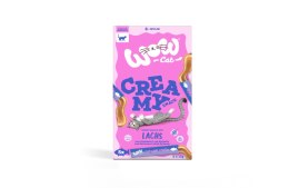 WOW CAT Creamy Snack Lachs - kremowa przekąska z łososiem (5x15g)