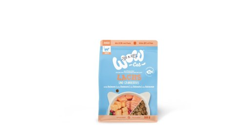 WOW CAT mit Lachs - karma z łososiem dla dorosłych kotów (325g)