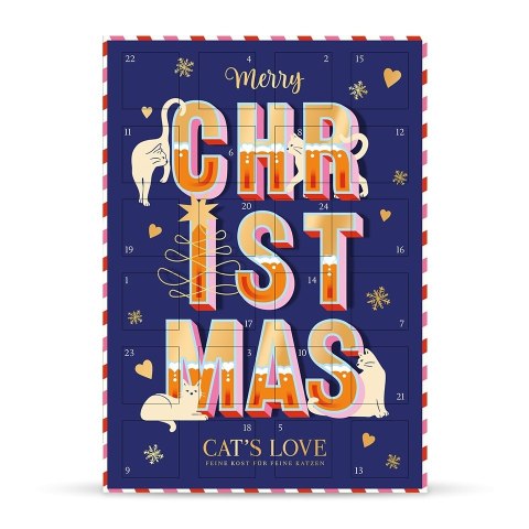 CAT'S LOVE kalendarz adwentowy dla kota z przysmakami liofilizowanymi (48g)