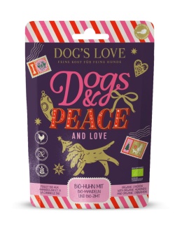 DOG'S LOVE Dogs Peace and Love – ekologiczne przysmaki dla psów (150g)