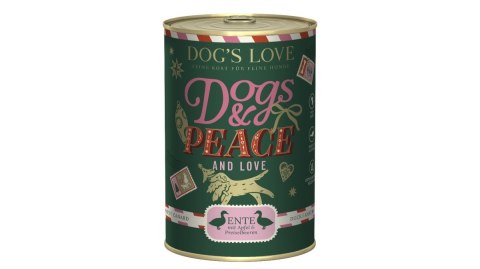 DOG'S LOVE Winter Menu Ente - Kaczka z jabłkami i żurawinami (400g)