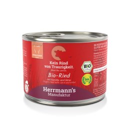 HERRMANN'S Selection Cat Bio Rind- bio wołowina z marchewką (200g)