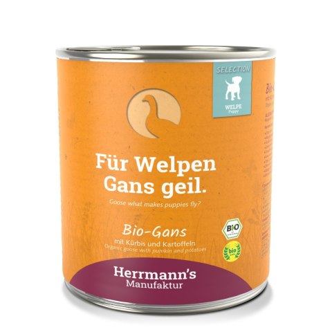 HERRMANN'S Selection Puppy Bio Gans - bio gęsina dla szczeniąt (800g)