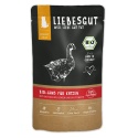 LIEBESGUT CAT Bio Gans – ekologiczna gęś z ekologicznymi płatkami kokosowymi i pomidorami (100g