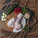 LIEBESGUT CAT Junior Bio Huhn - ekologiczny kurczak z płatkami kokosowymi (200g)