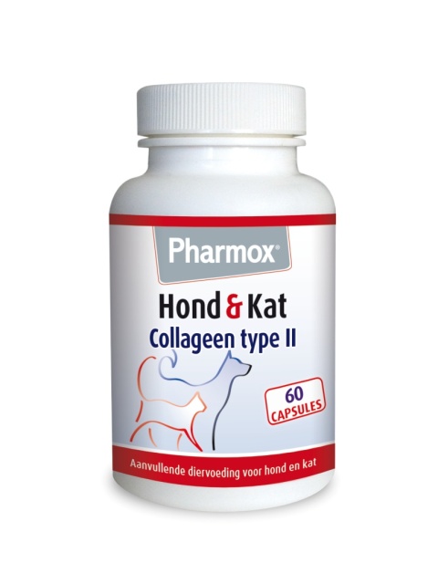 Pharmox UC-II niezdenaturowany kolagen typu 2 dla psów i kotów (60 kapsułek)