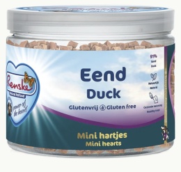 Renske Dog Healthy Mini Treat Duck - zdrowy mini przysmak dla psów małych ras - kaczka 100 g