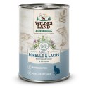 WILDES LAND CAT Classic Forelle Lachs - pstrąg i łosoś z żurawiną (375g)