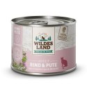 WILDES LAND CAT Classic Rind Pute - wołowina i indyk z żurawiną (200g)