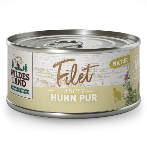 WILDES LAND CAT Huhn Pur Filet - filety z kurczaka (80g)