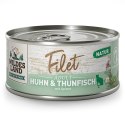 WILDES LAND CAT Huhn Thunfisch Filet - filety z kurczaka i tuńczyka (80g)